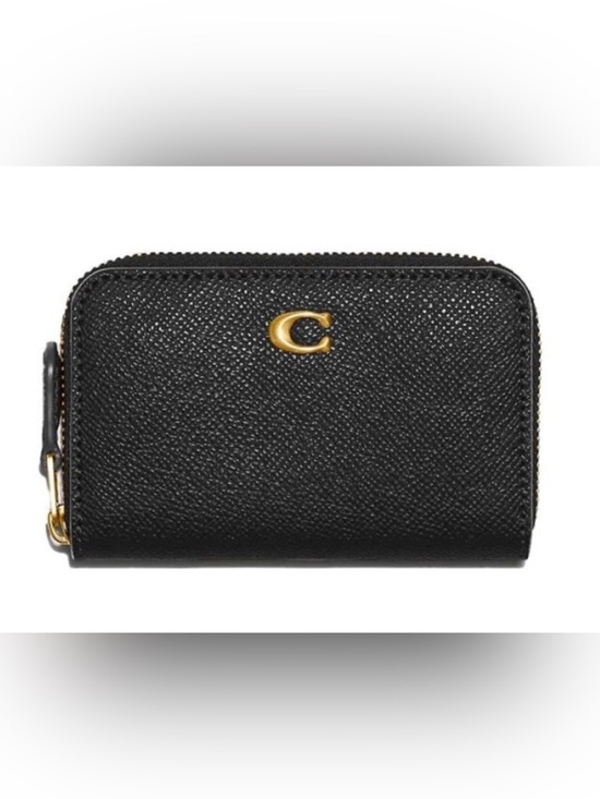 Coach Accessories - Authentic COACH zip around card case - BLACK